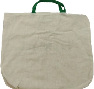 Sac fourre-tout en toile de coton réutilisable de qualité supérieure, durable, écologique, style uni, unisexe, grande capacité, 17x17 pouces, 30-40L, sacs de shopping - Product Image 4