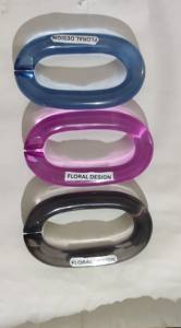 Grands accents muraux décoratifs ronds modernes, décoration de luxe pour la maison avec placage en résine et fer, type boule ronde en plastique acrylique - Product Image 4