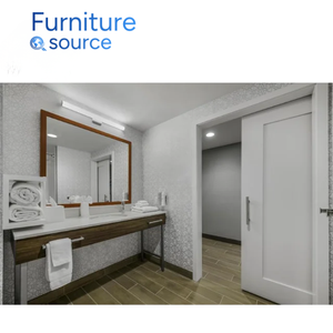 Muebles de Habitación de Hotel Hampton Inn de Alta Calidad, MDF King, Resistentes, OEM ODM, Fábrica de Vietnam, Juego de Dormitorio Moderno y Económico - Product Image 2