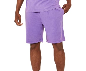 Meilleure qualité couleur unie en gros coton épais éponge français décontracté Gym course Fitness lavage à l'acide Shorts personnalisé tricoté Shorts - Product Image 2
