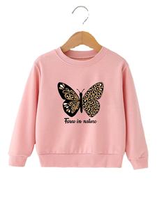 เสื้อมีฮู้ดของผู้หญิงพิมพ์ลายผีเสื้อมีเชือกผูกไหล่แบบผูกติดโลโก้ตามสั่ง - Product Image 3