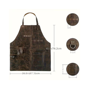 Delantal de Cuero Profesional para Taller, Material Duradero, Venta al por Mayor, Suministro a Granel, Logotipo Personalizado, Protección Resistente 2026 - Product Image 2
