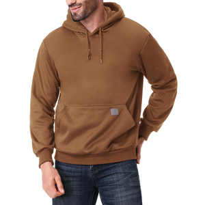 Sweat à capuche personnalisé pour homme, décontracté, coupe ample, couleur unie, style sport et streetwear, basique, en molleton 100% coton respirant, mélange de coton - Product Image 5