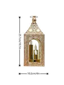 Venta al por Mayor de Portavelas Metálicos Marroquíes de Diseño, Decoraciones Festivas para el Hogar en Navidad - Product Image 4