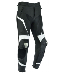 Pantalones de Motociclismo de Cuero Vacuno Perforado Personalizados, Pantalones de Montar de Cuero Genuino para Invierno, Resistentes al Viento, Tallas Grandes - Product Image 6