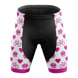 Shorts de cyclisme pour hommes, ajustés, respirants, séchage rapide, Spandex Polyester 140g, longueur courte, motif géométrique imprimé, VTT - Product Image 2