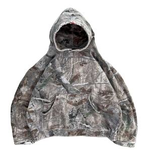 Sweat-shirts à capuche oversize en coton 500GSM à imprimé camouflage, sans cordon, lourds, streetwear, coupe ample, sweat-shirts à capuche camouflage - Product Image 1