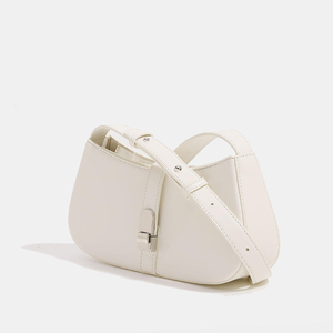 Sac à main élégant noir en cuir PU avec logo personnalisé OEM/ODM, sac sous le bras 2026, design tendance, sac à bandoulière pour femme avec fermeture éclair simple - Product Image 6