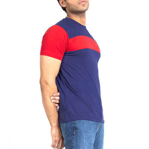 T-shirts décontractés pour hommes de haute qualité, prix de gros, en tissu non tissé respirant, logo personnalisé, séchage rapide, anti-boulochage - Product Image 3