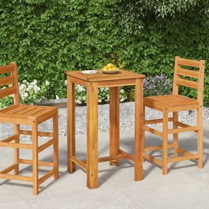 Set da tavolo da Bar in legno massello 23.6 \ "x23.6 \" x41.3 \ "da giardino - Product Image 1