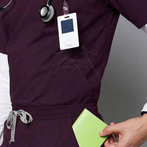 Cheap Price Hospital Scrub Uniform Modern Hospital Scrub Uniform Breathable Construction And Easy Movement - Product Image 4