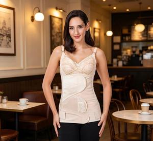 High Elastic <b>Back</b> <b>Brace</b> with Adjustable Waist Compression and Lumbar Stability - Product Image 1