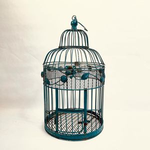 Cage à oiseaux compacte en métal, idéale pour les petits appartements, les maisons, les bureaux et les espaces intérieurs restreints - Product Image 6