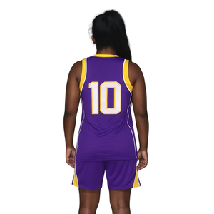 Uniformes de Baloncesto Profesionales para Mujer, Uniformes de Baloncesto con Letras Bordadas, Ropa Deportiva para Equipos Femeninos - Product Image 5