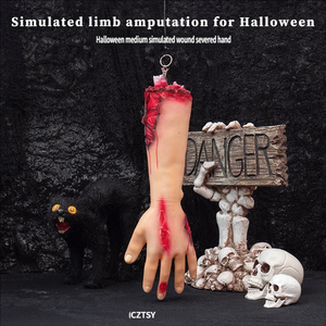 Accessoires d'horreur pour Halloween, maison hantée, cœur factice <span class=keywords><strong>de</strong></span> chambre secrète, mains simulées, <span class=keywords><strong>sang</strong></span>, mains <span class=keywords><strong>et</strong></span> pieds cassés - Product Image 5
