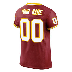 Best Quality Unisex American Football Jersey Custom Sublimation Breathable Quick Dry V-Neck Short Sleeve Football Jersey - Product Image 2