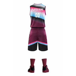 Uniformes de Baloncesto Personalizados Unisex 2026, Conjuntos Profesionales Transpirables, Secos y Cómodos, Camisetas Estampadas sin Mangas, Antibacterianas - Product Image 3