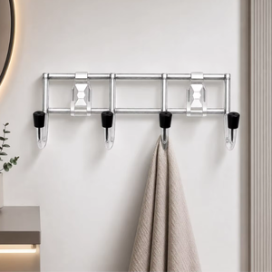 Premium Bedroom <b>Wall</b> Hook Decorative Metal Hook Organizer for Clothes Bags Hats Scarves <b>Hanging</b> <b>Storage</b> Home <b>Wall</b> Mounted Rack - Product Image 3