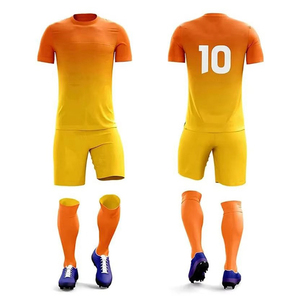 Custom Soccer Jersey Custom Wholesale Jersey Football Reversible Football Uniform 100% Polyester Custom Soccer Jersey - Product Image 4