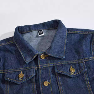 Chaqueta Vaquera de Talla Grande para Hombre, Modelos de Primavera y Otoño, Chaqueta Sencilla, Estilo Casual - Product Image 5