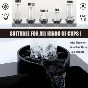 Rubinetto da cucina automatico a due pezzi con lavabicchieri e tubo spray per lavello, per uso in cucina - Product Image 3