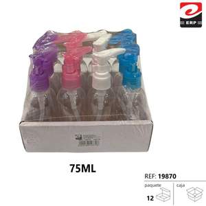 Bouteille en plastique de 75 ml 12U avec bec verseur en forme de bec de canard pour distributeurs de savon liquide - Product Image 3