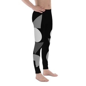 Leggings de Compresión para Hombre con Diseño Sólido, Anti-UV, de Secado Rápido, Cintura Cruzada, Control de Abdomen, Sin Costuras - Product Image 4