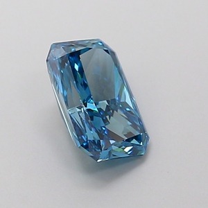 Diamant CVD bleu vif fantaisie taille radiant, clarté VS2, polissage excellent, pierre précieuse de laboratoire pour la création de bijoux de luxe - Product Image 4