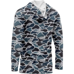 Camiseta de Pesca Personalizada para Hombre, de Secado Rápido, con Protección Solar UPF 50+, Manga Larga y Máscara Facial - Product Image 2