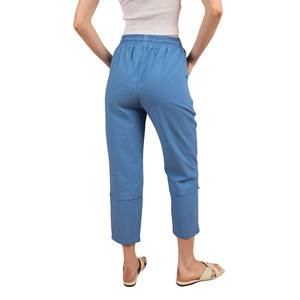 Trendy <b>Woman</b> Casual <b>Fleece</b> Cargo Sweatpants Winter Fitness <b>Jogger</b> Pants Drawstring Elastic Waist Cuffed Ankle Multiple Pocket - Product Image 2