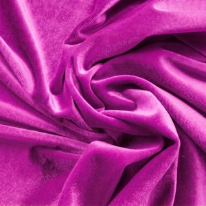 Luxury Dark Moff Velvet Fabric 130GSM 100% Polyester Woven Medium Weight Plain Dyed Wrinkle Resistant Breathable Apparel - Product Image 5