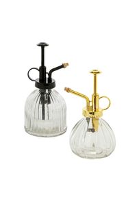 Green Glass Watering Can With Brass Pump And Spout For <b>Gardening</b> Durable Design - Product Image 2
