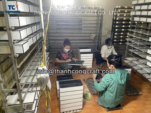 Plateau de service en laque Offre Spéciale fait à la main Vietnam Top vente plateaux vietnamiens de haute qualité poli de qualité commerciale sans danger pour les aliments - Product Image 6