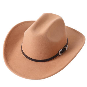 Sombreros de Vaquero de Paja al por Mayor, Sombreros de Vaquera Estilo Occidental para Conciertos y Fiestas Campestres - Product Image 1