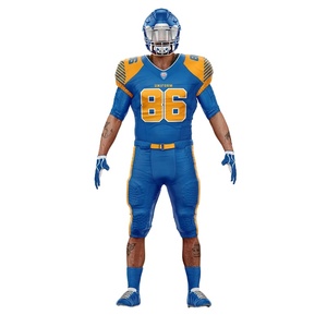 Custom Adult American Football Jersey Set with Integrated <b>Pants</b> <b>Pads</b> Breathable Plus Size Anti-Bacterial Quick Dry Sportswear - Product Image 6