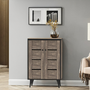 Meuble à chaussures en MDF de conception moderne fabriqué en Malaisie, style nordique pour entrée, couloir, meubles de maison pour salon OEM 25_0112 - Product Image 1