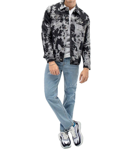 AMDAA ENTERPRISES <b>Men's</b> Vintage Washed Denim <b>Trucker</b> <b>Jacket</b> Long Sleeve Casual Eco-Friendly Breathable Horn Button Front - Product Image 1