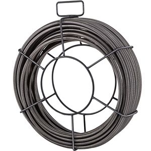 Cable Desatascador de Tuberías de 50 Pies x 1/2 Pulgada con Núcleo Sólido, Serpiente para Limpieza de Alcantarillado, Limpiador Eficiente de Obstrucciones en Tuberías - Product Image 1