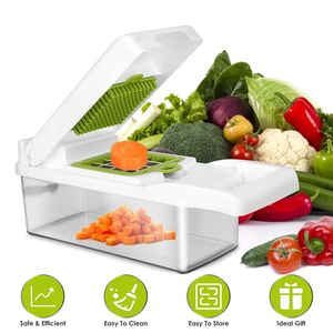 12-in-1 Vegetable <b>Chopper</b> Kitchen Food Slicer Dicer Grater Peeler Egg Separator <b>Hand</b> Protector Salad Vegetables Vegetable Cutter - Product Image 2