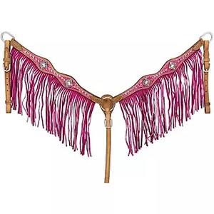 Super Export Quality Western Horse Headstall Bridle Breast Collar Set Cow Leather Featuring Horse Uses - Product Image 4