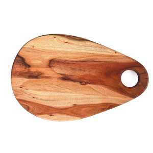 Tabla de cortar de bambú premium con ranura para jugos |   Tabla de Cortar Resistente para Carne, Verduras y Uso Diario en la Cocina - Product Image 5