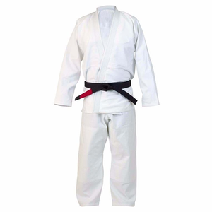 Commande en gros de Gi de judo en coton double tissage, léger, respirant, avec coutures durables, logo personnalisé, vêtements d'arts martiaux pour l'entraînement des adultes - Product Image 5