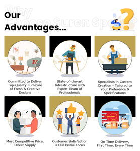 Mesa Auxiliar SUREN SPACE SS2609 de Diseño Industrial Indio Hecha a Mano, Estilo Moderno con Tapa de Madera y Hierro para Dormitorio, Sala de Estar o Comedor - Product Image 3