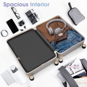 Juego de Maletas Ligeras de 3 Piezas, Maletas Resistentes de ABS con Ruedas Giratorias y Candado TSA, Equipaje de Mano y de Por Mayor - Product Image 3