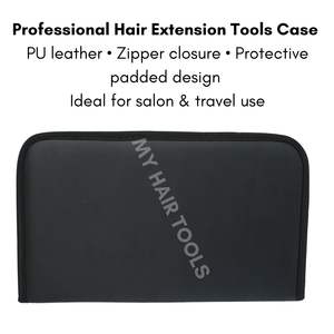 Kit de herramientas para extensiones de cabello de salón con crimpadora de microperlas, alicates para quitar microperlas, peine de gancho con alambre, mini tijeras y clips - Product Image 6