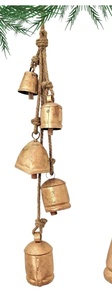 Campana de Metal Hecha a Mano para Colgar, Decoración para Navidad y Temas Invernales - Product Image 5
