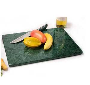 Tabla de cortar de mármol verde, elegante y duradera, accesorio de cocina, tabla de cortar de mármol elegante, superficie de mármol de alta calidad. - Product Image 5
