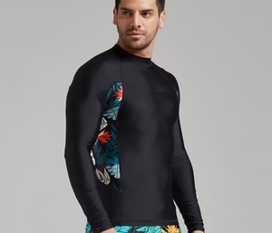 Camiseta deportiva de compresión de manga larga transpirable para hombre, para entrenamiento de MMA - Product Image 2