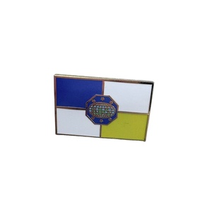 Customized Hard Enamel Metal Crafts with Black Nickel Gold Silver Copper Glitter Finish Transparent Enamel <b>Pin</b> - Product Image 1