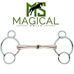 Mors de cheval universels Conrad sur mesure de haute qualité en argent allemand et acier inoxydable, toutes tailles disponibles - Product Image 4